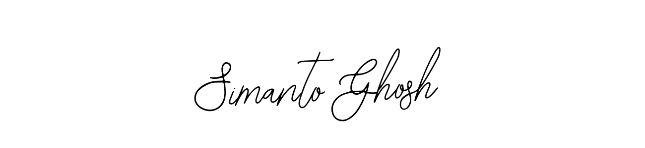 Simanto Ghosh stylish signature style. Best Handwritten Sign (Bearetta-2O07w) for my name. Handwritten Signature Collection Ideas for my name Simanto Ghosh. Simanto Ghosh signature style 12 images and pictures png