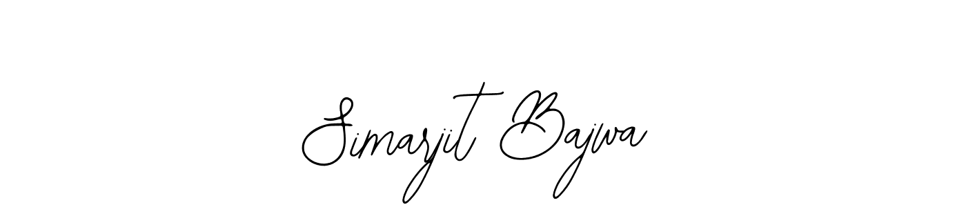 Create a beautiful signature design for name Simarjit Bajwa. With this signature (Bearetta-2O07w) fonts, you can make a handwritten signature for free. Simarjit Bajwa signature style 12 images and pictures png