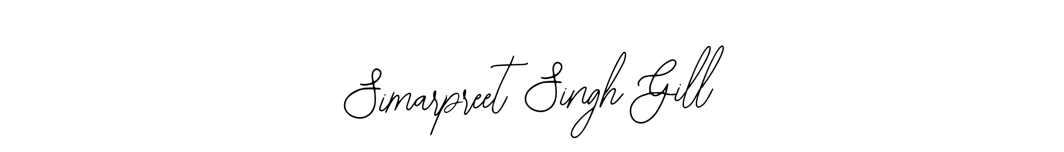 Also we have Simarpreet Singh Gill name is the best signature style. Create professional handwritten signature collection using Bearetta-2O07w autograph style. Simarpreet Singh Gill signature style 12 images and pictures png