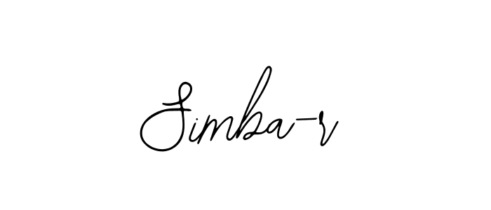 The best way (Bearetta-2O07w) to make a short signature is to pick only two or three words in your name. The name Simba-r include a total of six letters. For converting this name. Simba-r signature style 12 images and pictures png