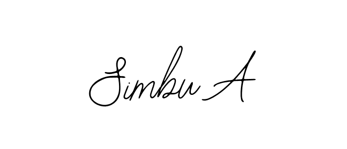 Make a beautiful signature design for name Simbu A. Use this online signature maker to create a handwritten signature for free. Simbu A signature style 12 images and pictures png