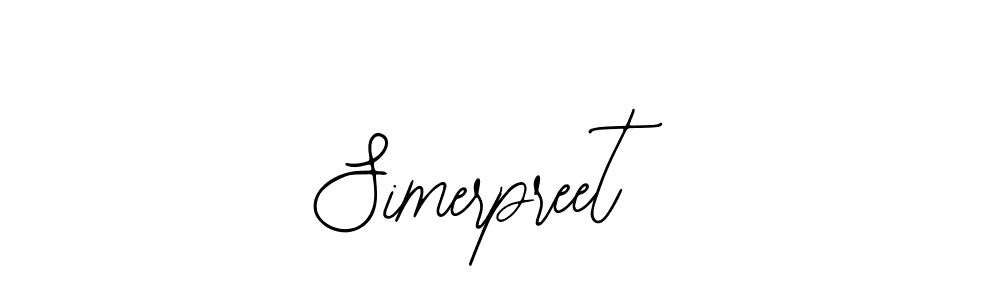 Create a beautiful signature design for name Simerpreet. With this signature (Bearetta-2O07w) fonts, you can make a handwritten signature for free. Simerpreet signature style 12 images and pictures png
