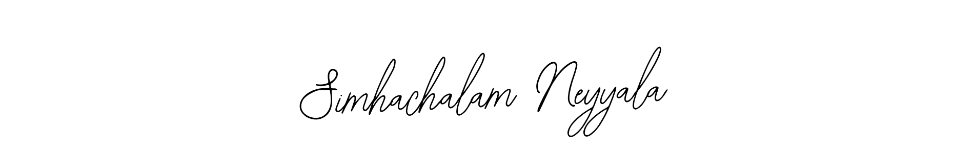 How to make Simhachalam Neyyala signature? Bearetta-2O07w is a professional autograph style. Create handwritten signature for Simhachalam Neyyala name. Simhachalam Neyyala signature style 12 images and pictures png