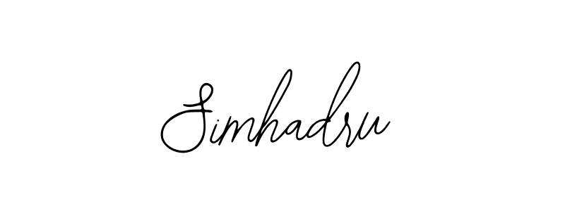 It looks lik you need a new signature style for name Simhadru. Design unique handwritten (Bearetta-2O07w) signature with our free signature maker in just a few clicks. Simhadru signature style 12 images and pictures png