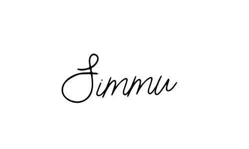 You should practise on your own different ways (Bearetta-2O07w) to write your name (Simmu) in signature. don't let someone else do it for you. Simmu signature style 12 images and pictures png