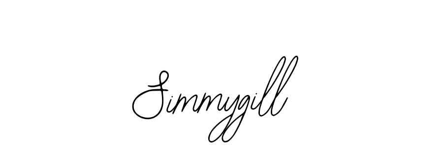 Make a beautiful signature design for name Simmygill. With this signature (Bearetta-2O07w) style, you can create a handwritten signature for free. Simmygill signature style 12 images and pictures png