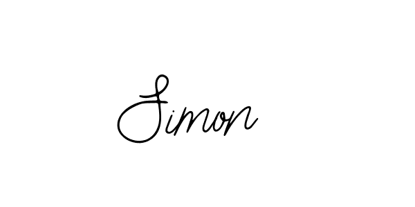 You should practise on your own different ways (Bearetta-2O07w) to write your name (Simon ) in signature. don't let someone else do it for you. Simon  signature style 12 images and pictures png