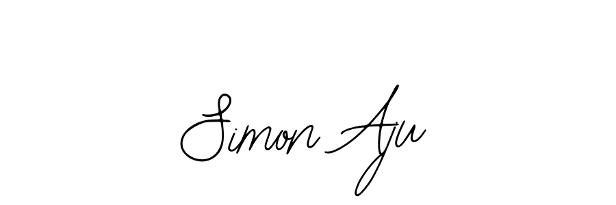 The best way (Bearetta-2O07w) to make a short signature is to pick only two or three words in your name. The name Simon Aju include a total of six letters. For converting this name. Simon Aju signature style 12 images and pictures png