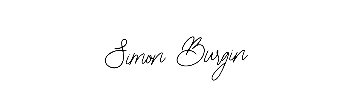 Best and Professional Signature Style for Simon Burgin. Bearetta-2O07w Best Signature Style Collection. Simon Burgin signature style 12 images and pictures png