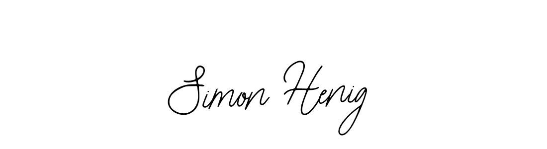 Use a signature maker to create a handwritten signature online. With this signature software, you can design (Bearetta-2O07w) your own signature for name Simon Henig. Simon Henig signature style 12 images and pictures png