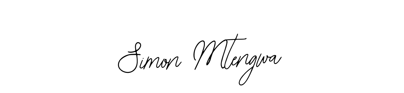 Similarly Bearetta-2O07w is the best handwritten signature design. Signature creator online .You can use it as an online autograph creator for name Simon Mtengwa. Simon Mtengwa signature style 12 images and pictures png