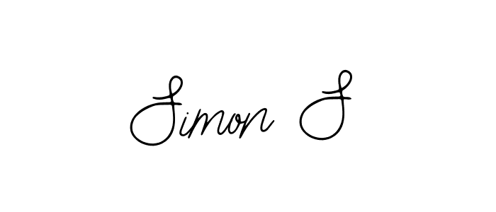 Similarly Bearetta-2O07w is the best handwritten signature design. Signature creator online .You can use it as an online autograph creator for name Simon S. Simon S signature style 12 images and pictures png