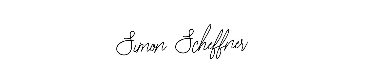 How to make Simon Scheffner signature? Bearetta-2O07w is a professional autograph style. Create handwritten signature for Simon Scheffner name. Simon Scheffner signature style 12 images and pictures png