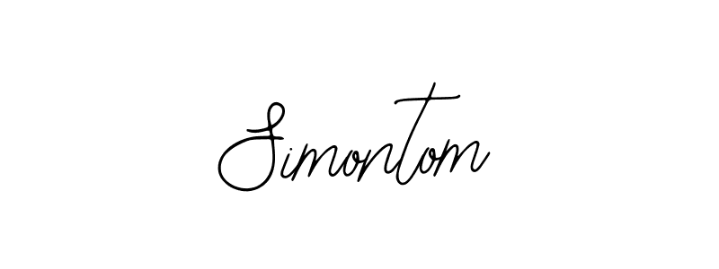 Make a beautiful signature design for name Simontom. With this signature (Bearetta-2O07w) style, you can create a handwritten signature for free. Simontom signature style 12 images and pictures png