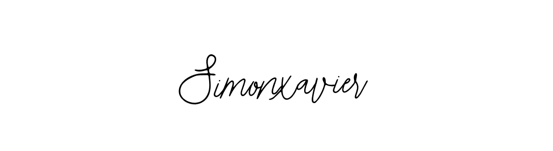 Make a beautiful signature design for name Simonxavier. With this signature (Bearetta-2O07w) style, you can create a handwritten signature for free. Simonxavier signature style 12 images and pictures png