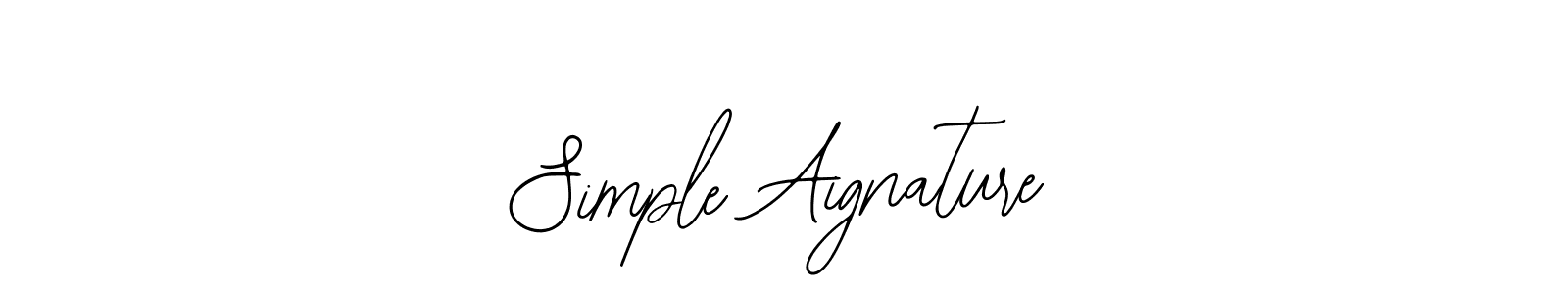 Make a beautiful signature design for name Simple Aignature. Use this online signature maker to create a handwritten signature for free. Simple Aignature signature style 12 images and pictures png