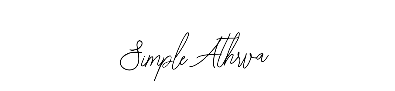 Design your own signature with our free online signature maker. With this signature software, you can create a handwritten (Bearetta-2O07w) signature for name Simple Athrva. Simple Athrva signature style 12 images and pictures png