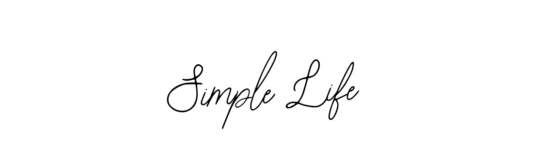 if you are searching for the best signature style for your name Simple Life. so please give up your signature search. here we have designed multiple signature styles  using Bearetta-2O07w. Simple Life signature style 12 images and pictures png