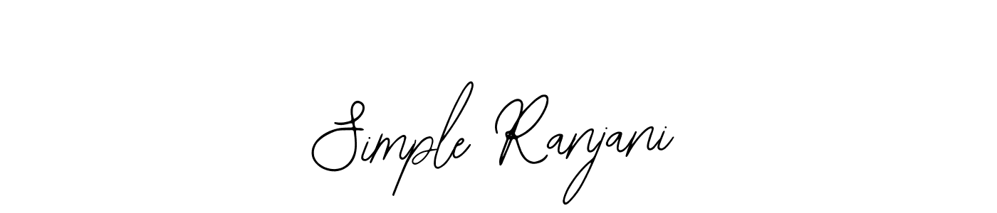 Make a short Simple Ranjani signature style. Manage your documents anywhere anytime using Bearetta-2O07w. Create and add eSignatures, submit forms, share and send files easily. Simple Ranjani signature style 12 images and pictures png