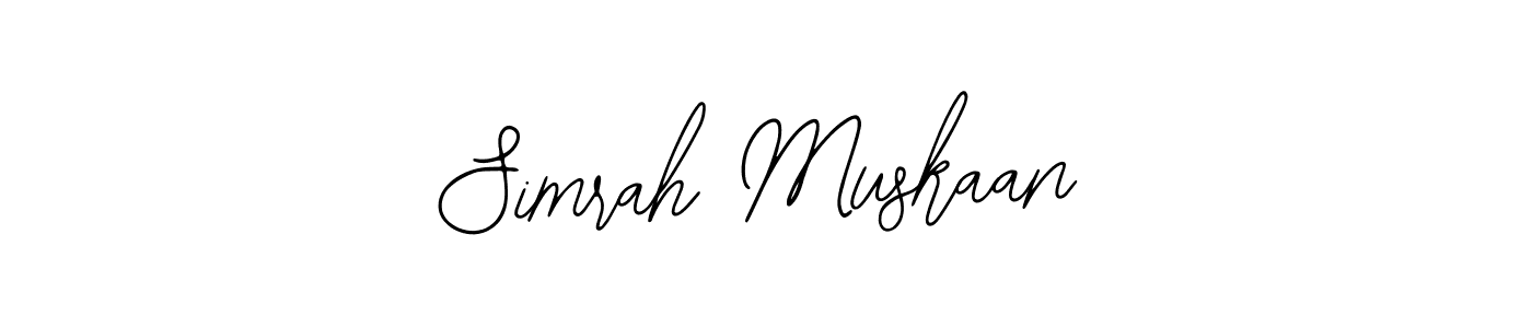 Once you've used our free online signature maker to create your best signature Bearetta-2O07w style, it's time to enjoy all of the benefits that Simrah Muskaan name signing documents. Simrah Muskaan signature style 12 images and pictures png