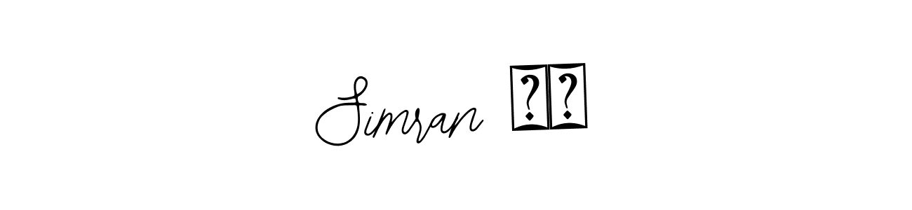Similarly Bearetta-2O07w is the best handwritten signature design. Signature creator online .You can use it as an online autograph creator for name Simran ❤️. Simran ❤️ signature style 12 images and pictures png