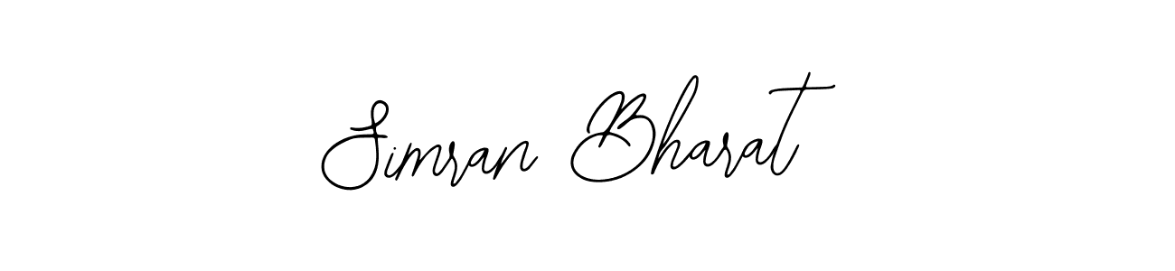 Also we have Simran Bharat name is the best signature style. Create professional handwritten signature collection using Bearetta-2O07w autograph style. Simran Bharat signature style 12 images and pictures png