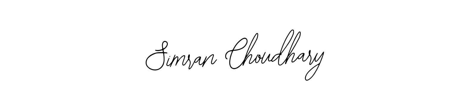 Also You can easily find your signature by using the search form. We will create Simran Choudhary name handwritten signature images for you free of cost using Bearetta-2O07w sign style. Simran Choudhary signature style 12 images and pictures png