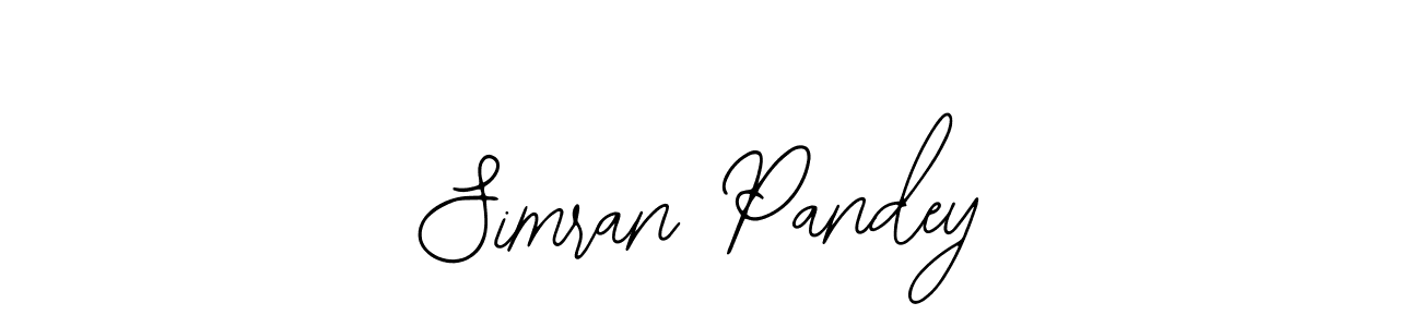 Simran Pandey stylish signature style. Best Handwritten Sign (Bearetta-2O07w) for my name. Handwritten Signature Collection Ideas for my name Simran Pandey. Simran Pandey signature style 12 images and pictures png