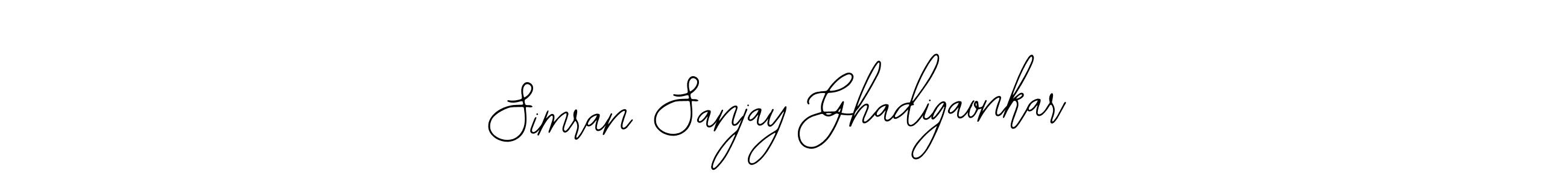 You can use this online signature creator to create a handwritten signature for the name Simran Sanjay Ghadigaonkar. This is the best online autograph maker. Simran Sanjay Ghadigaonkar signature style 12 images and pictures png