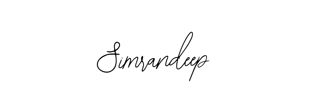 The best way (Bearetta-2O07w) to make a short signature is to pick only two or three words in your name. The name Simrandeep include a total of six letters. For converting this name. Simrandeep signature style 12 images and pictures png