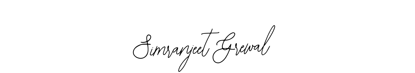 Simranjeet Grewal stylish signature style. Best Handwritten Sign (Bearetta-2O07w) for my name. Handwritten Signature Collection Ideas for my name Simranjeet Grewal. Simranjeet Grewal signature style 12 images and pictures png