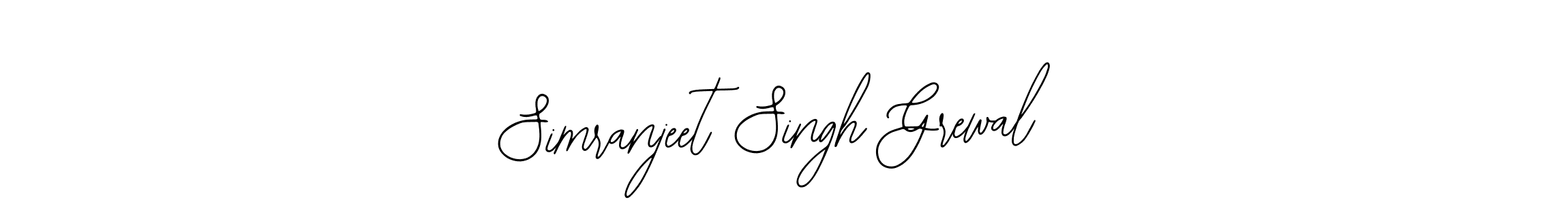Design your own signature with our free online signature maker. With this signature software, you can create a handwritten (Bearetta-2O07w) signature for name Simranjeet Singh Grewal. Simranjeet Singh Grewal signature style 12 images and pictures png
