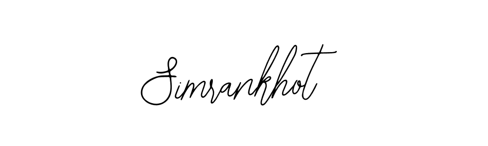 Make a beautiful signature design for name Simrankhot. Use this online signature maker to create a handwritten signature for free. Simrankhot signature style 12 images and pictures png