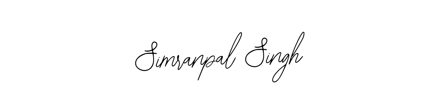 Also we have Simranpal Singh name is the best signature style. Create professional handwritten signature collection using Bearetta-2O07w autograph style. Simranpal Singh signature style 12 images and pictures png