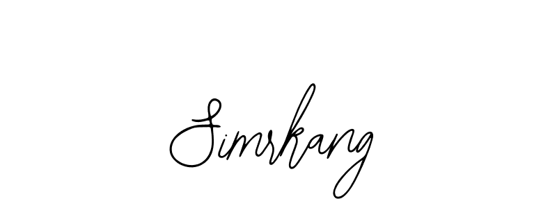 Make a beautiful signature design for name Simrkang. With this signature (Bearetta-2O07w) style, you can create a handwritten signature for free. Simrkang signature style 12 images and pictures png