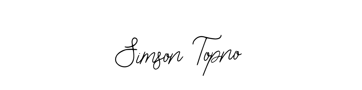 Also You can easily find your signature by using the search form. We will create Simson Topno name handwritten signature images for you free of cost using Bearetta-2O07w sign style. Simson Topno signature style 12 images and pictures png