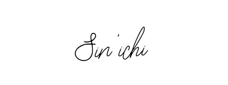 Sin'ichi stylish signature style. Best Handwritten Sign (Bearetta-2O07w) for my name. Handwritten Signature Collection Ideas for my name Sin'ichi. Sin'ichi signature style 12 images and pictures png