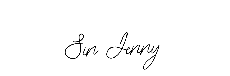 The best way (Bearetta-2O07w) to make a short signature is to pick only two or three words in your name. The name Sin Jenny include a total of six letters. For converting this name. Sin Jenny signature style 12 images and pictures png