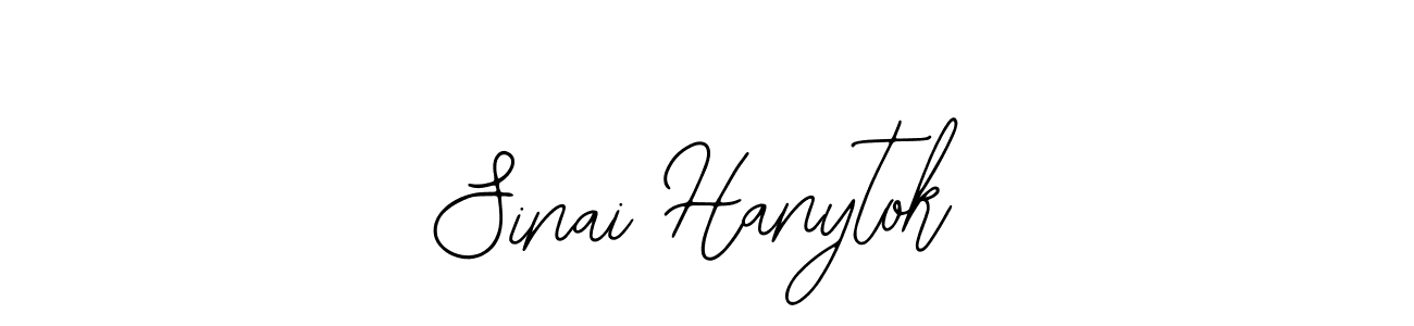 How to make Sinai Hanytok name signature. Use Bearetta-2O07w style for creating short signs online. This is the latest handwritten sign. Sinai Hanytok signature style 12 images and pictures png