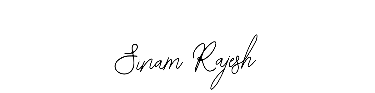 It looks lik you need a new signature style for name Sinam Rajesh. Design unique handwritten (Bearetta-2O07w) signature with our free signature maker in just a few clicks. Sinam Rajesh signature style 12 images and pictures png