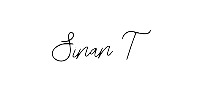 How to Draw Sinan T signature style? Bearetta-2O07w is a latest design signature styles for name Sinan T. Sinan T signature style 12 images and pictures png