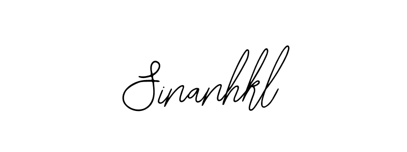 How to make Sinanhkl signature? Bearetta-2O07w is a professional autograph style. Create handwritten signature for Sinanhkl name. Sinanhkl signature style 12 images and pictures png