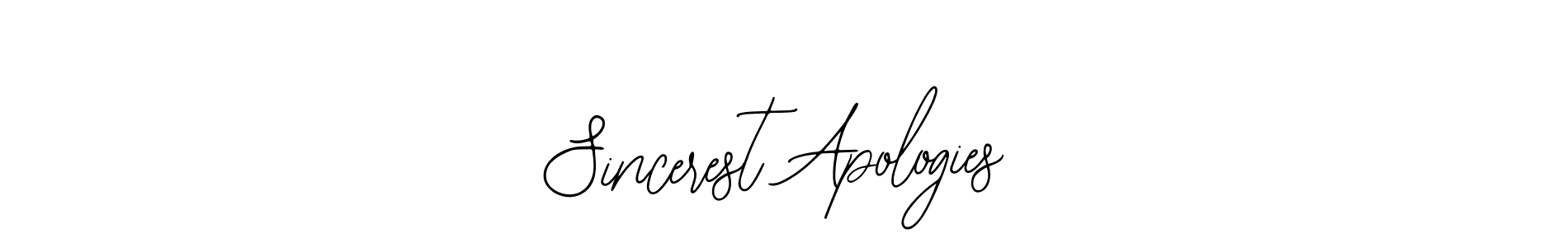 if you are searching for the best signature style for your name Sincerest Apologies. so please give up your signature search. here we have designed multiple signature styles  using Bearetta-2O07w. Sincerest Apologies signature style 12 images and pictures png