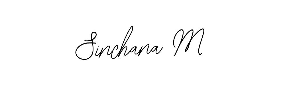 Bearetta-2O07w is a professional signature style that is perfect for those who want to add a touch of class to their signature. It is also a great choice for those who want to make their signature more unique. Get Sinchana M name to fancy signature for free. Sinchana M signature style 12 images and pictures png