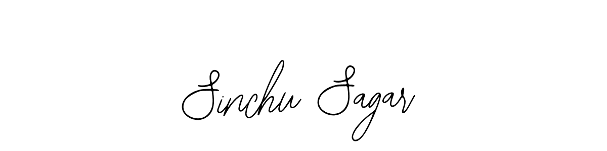 How to make Sinchu Sagar name signature. Use Bearetta-2O07w style for creating short signs online. This is the latest handwritten sign. Sinchu Sagar signature style 12 images and pictures png