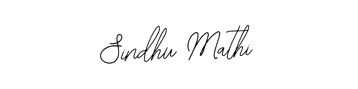 You should practise on your own different ways (Bearetta-2O07w) to write your name (Sindhu Mathi) in signature. don't let someone else do it for you. Sindhu Mathi signature style 12 images and pictures png