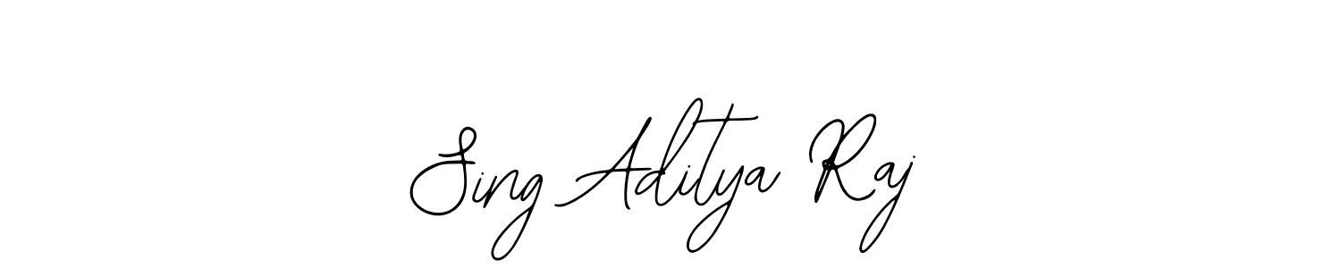 How to make Sing Aditya Raj name signature. Use Bearetta-2O07w style for creating short signs online. This is the latest handwritten sign. Sing Aditya Raj signature style 12 images and pictures png