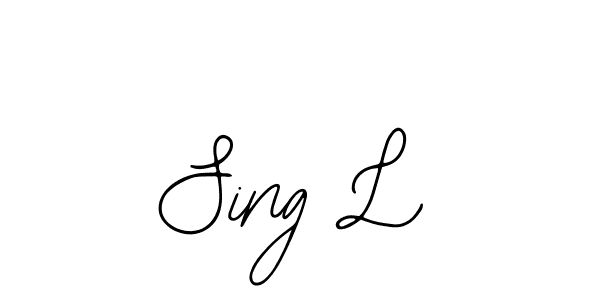 Also You can easily find your signature by using the search form. We will create Sing L name handwritten signature images for you free of cost using Bearetta-2O07w sign style. Sing L signature style 12 images and pictures png