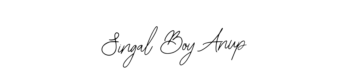 Design your own signature with our free online signature maker. With this signature software, you can create a handwritten (Bearetta-2O07w) signature for name Singal Boy Anup. Singal Boy Anup signature style 12 images and pictures png