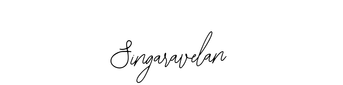 if you are searching for the best signature style for your name Singaravelan. so please give up your signature search. here we have designed multiple signature styles  using Bearetta-2O07w. Singaravelan signature style 12 images and pictures png